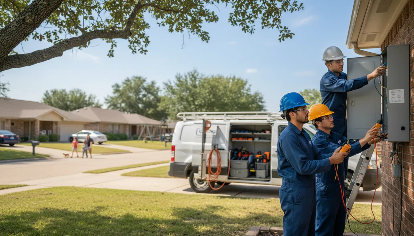Certified electrician providing emergency electrical services in Mulhall, OK